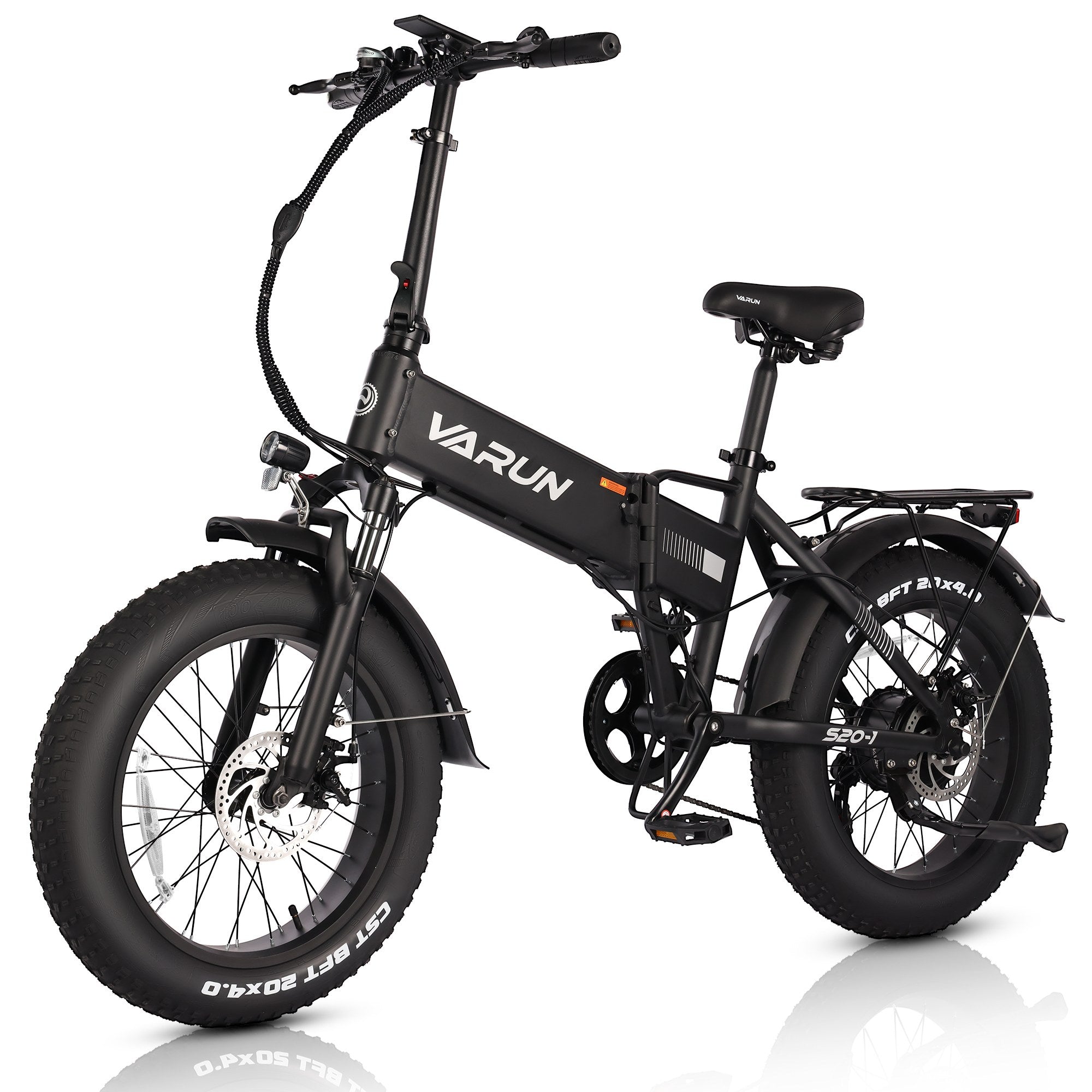 Varun S20-1 20” Fat Tire Electric Bike for Adults – Foldable & All-Terrain