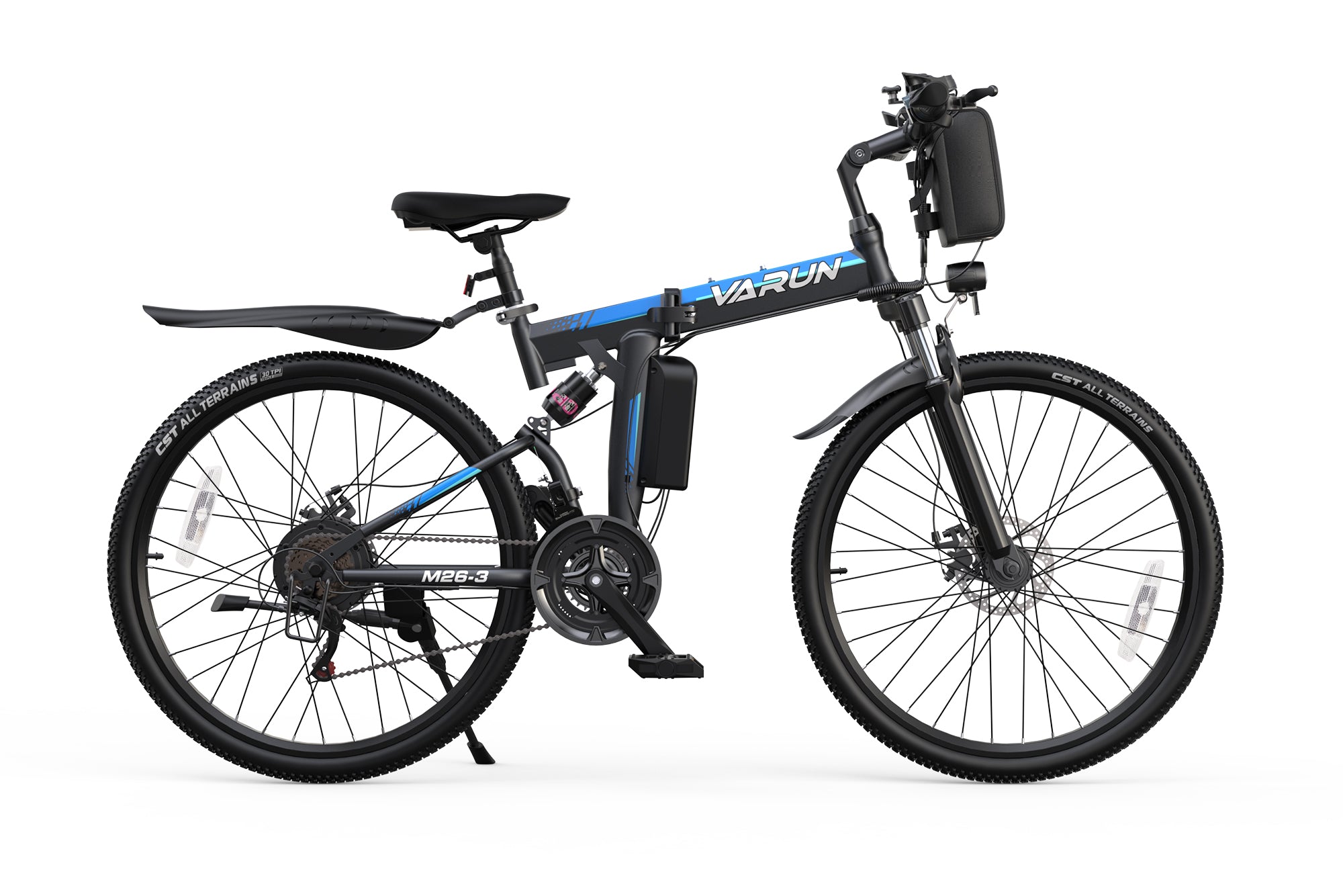 VARUN_M26-3_Folding_Ebike_usvarunebikecom_BlackAndBlue_001