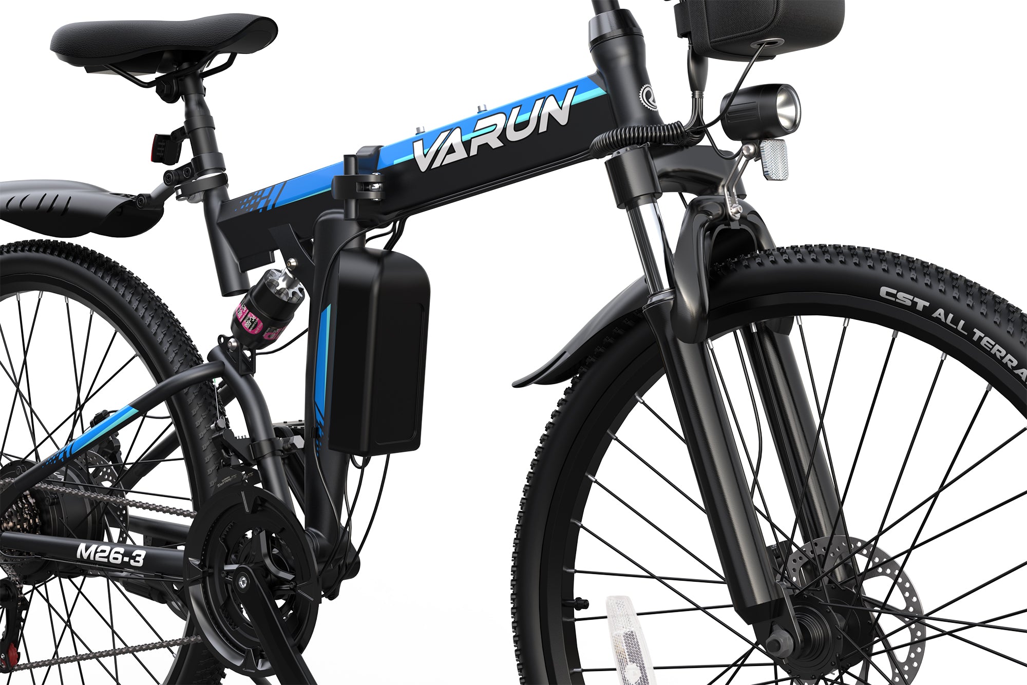 VARUN_M26-3_Folding_Ebike_usvarunebikecom_BlackAndBlue_007