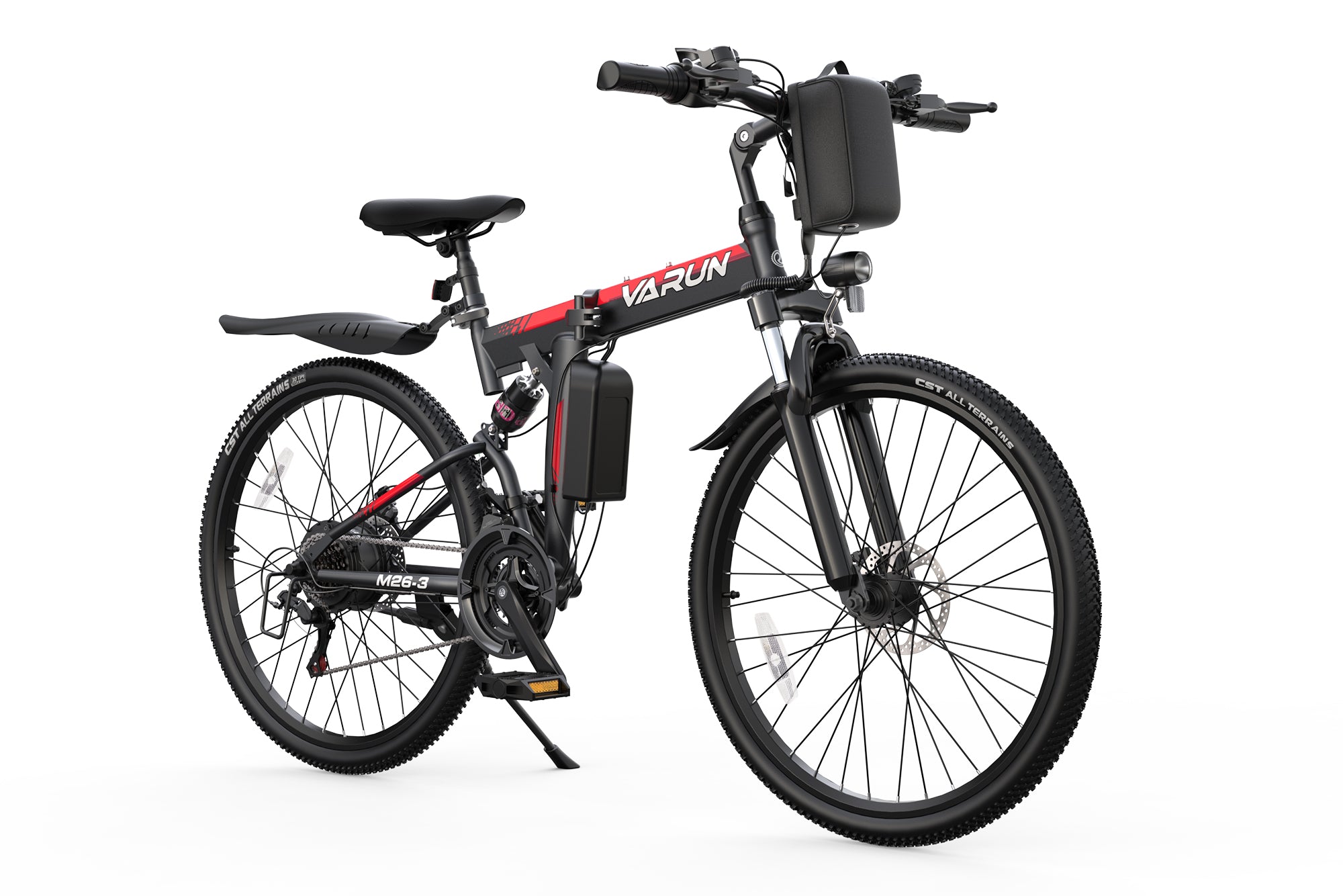 VARUN_M26-3_Folding_Ebike_usvarunebikecom_BlackAndRed_002