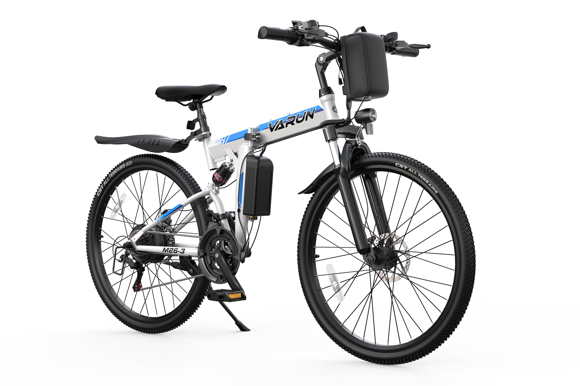 VARUN_M26-3_Folding_Ebike_usvarunebikecom_WhiteAndBlue_002