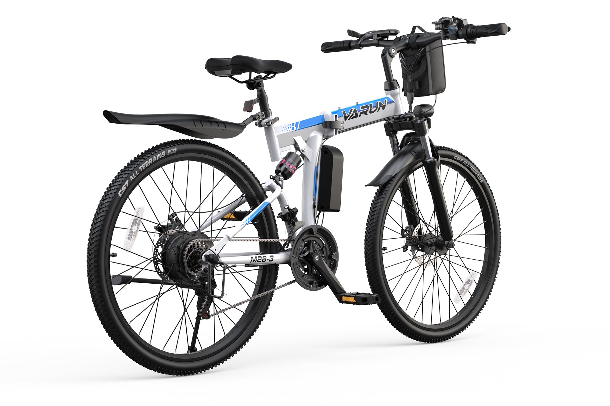 VARUN_M26-3_Folding_Ebike_usvarunebikecom_WhiteAndBlue_004