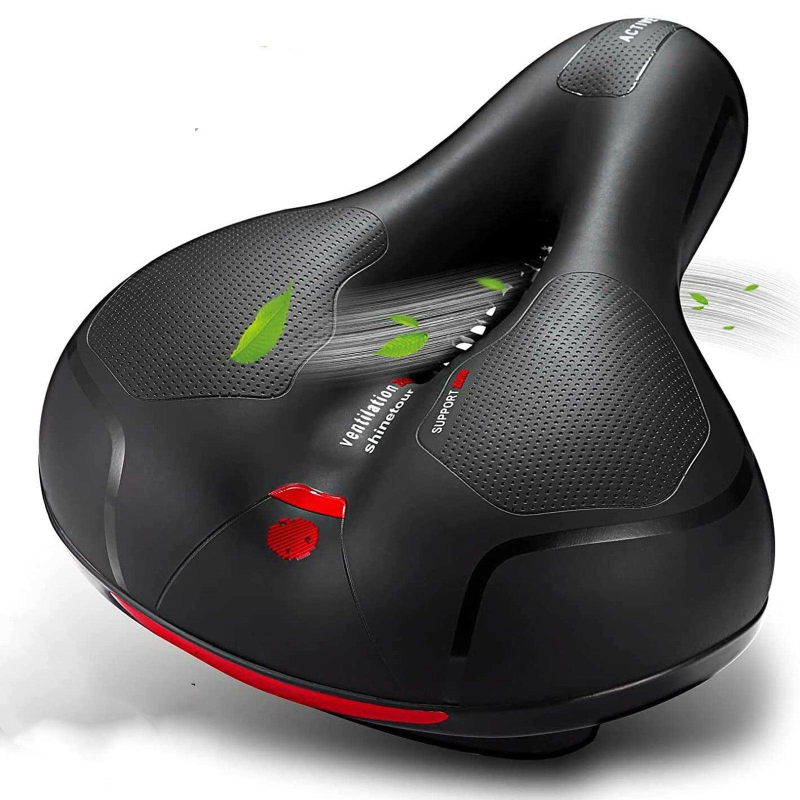 Electric Bike Saddle - us.varunebike.com - SMPJ_CS0_001_BR_US - Black and Red