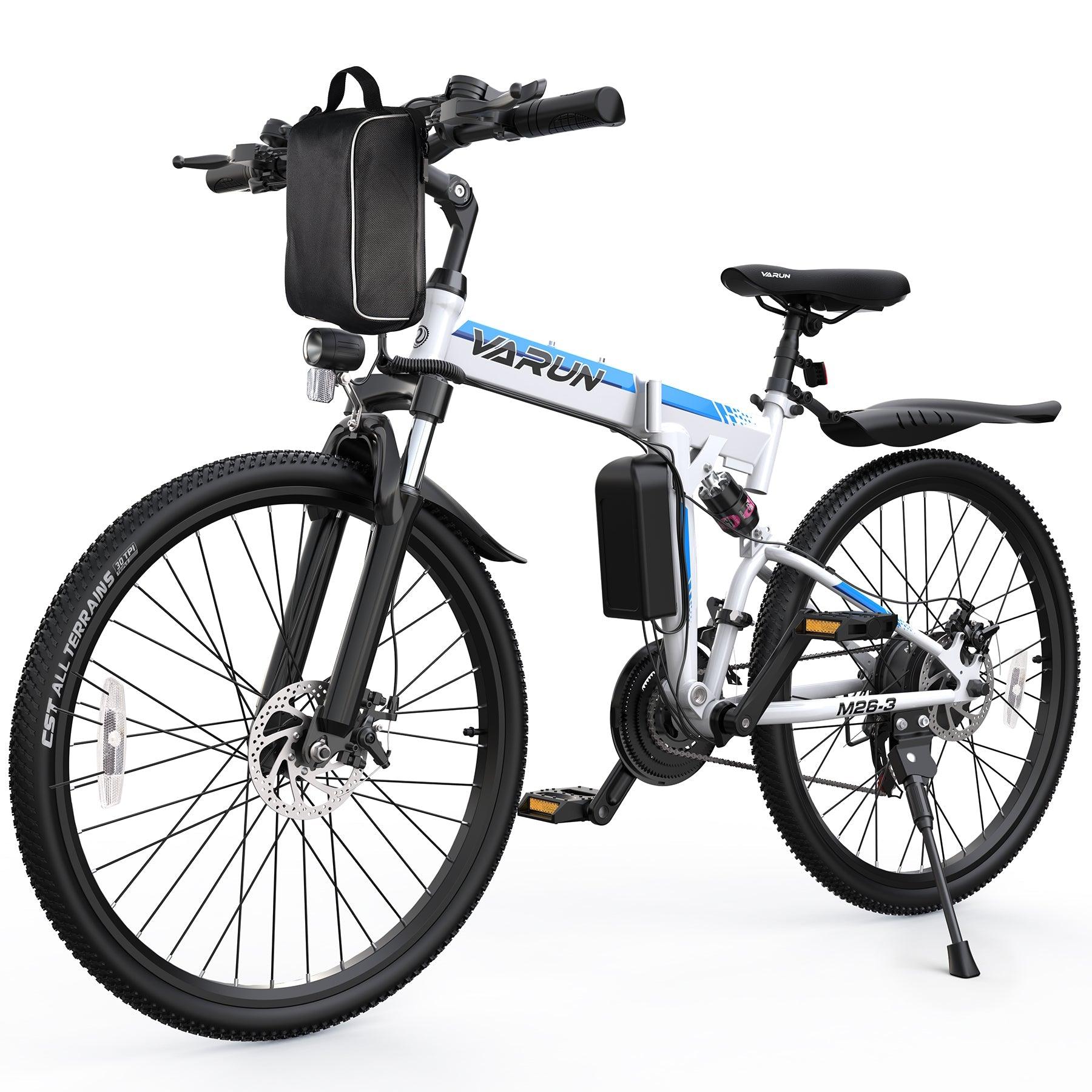 VARUN M26 - 3 - us.varunebike.com - VARUN - 2609 - WB - White and blue