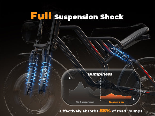 Smooth Ride with Full Suspension