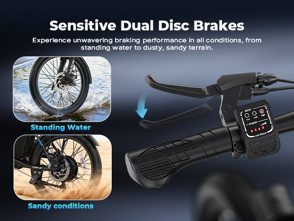 Sensitive Dual Disc Brakes