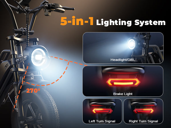 See clearer, be seen sooner, ride safer.