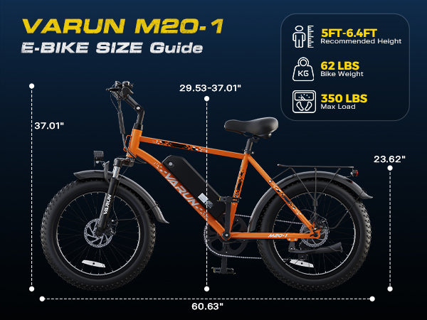 Bike height compatibility diagram