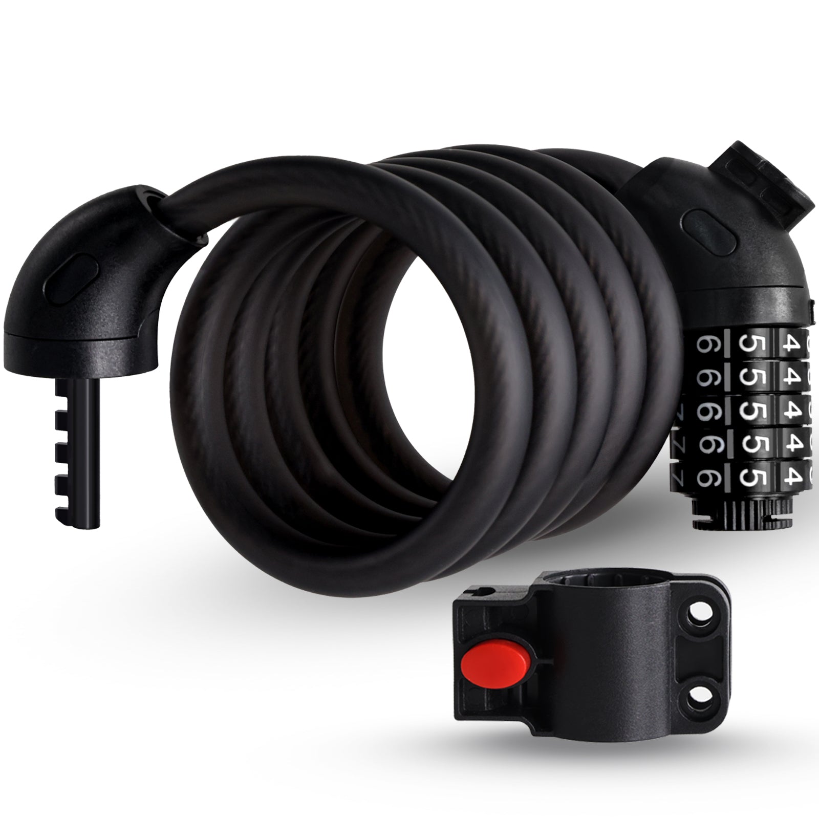 Accessory kit (Bike Lock/Inflator/Mobile Phone Holder)