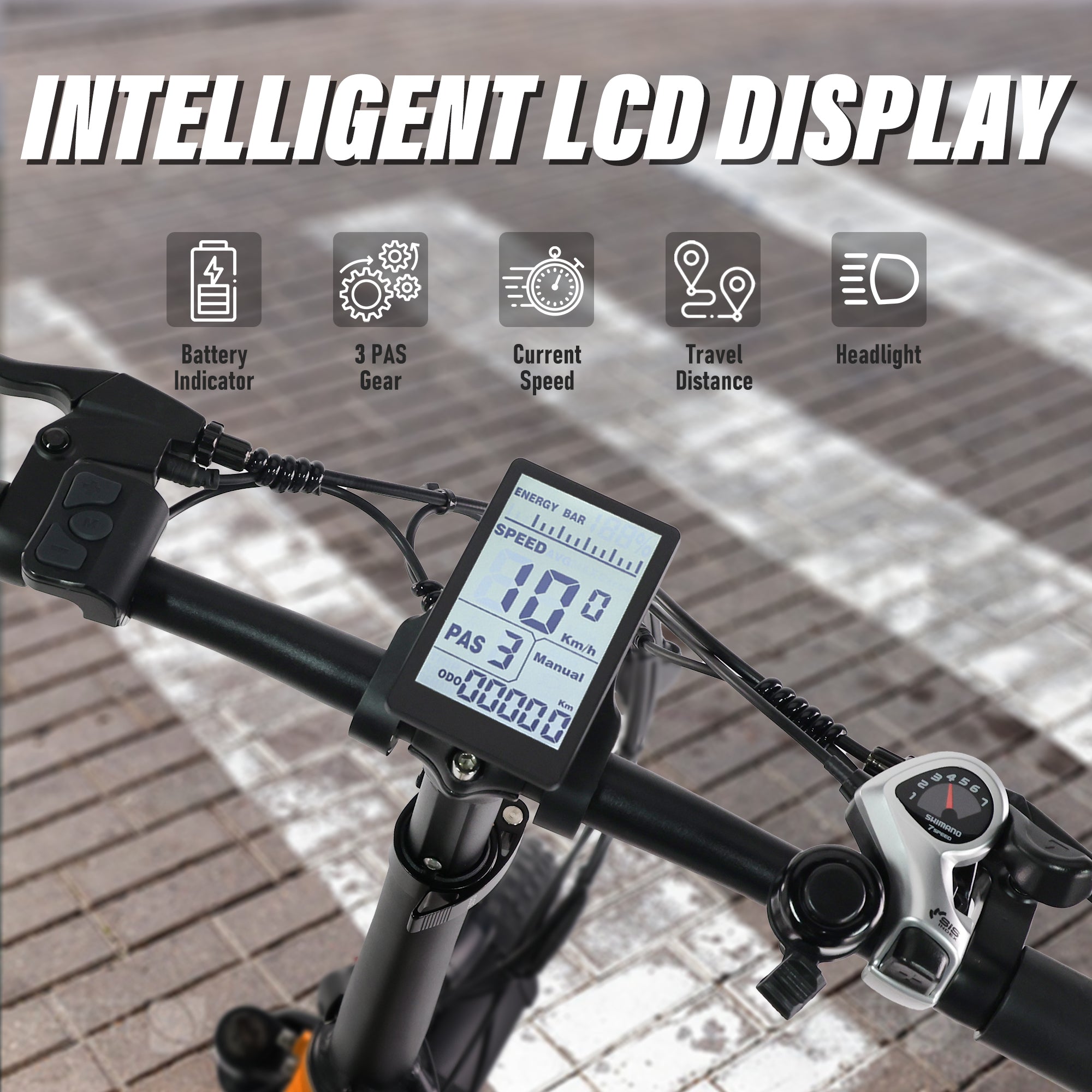 VARUN S20-1 PLUS Folding Fat Tire Electric Bike
