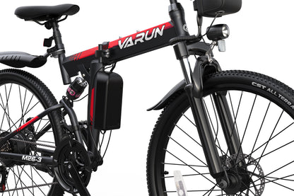 VARUN_M26-3_Folding_Ebike_usvarunebikecom_BlackAndRed_003